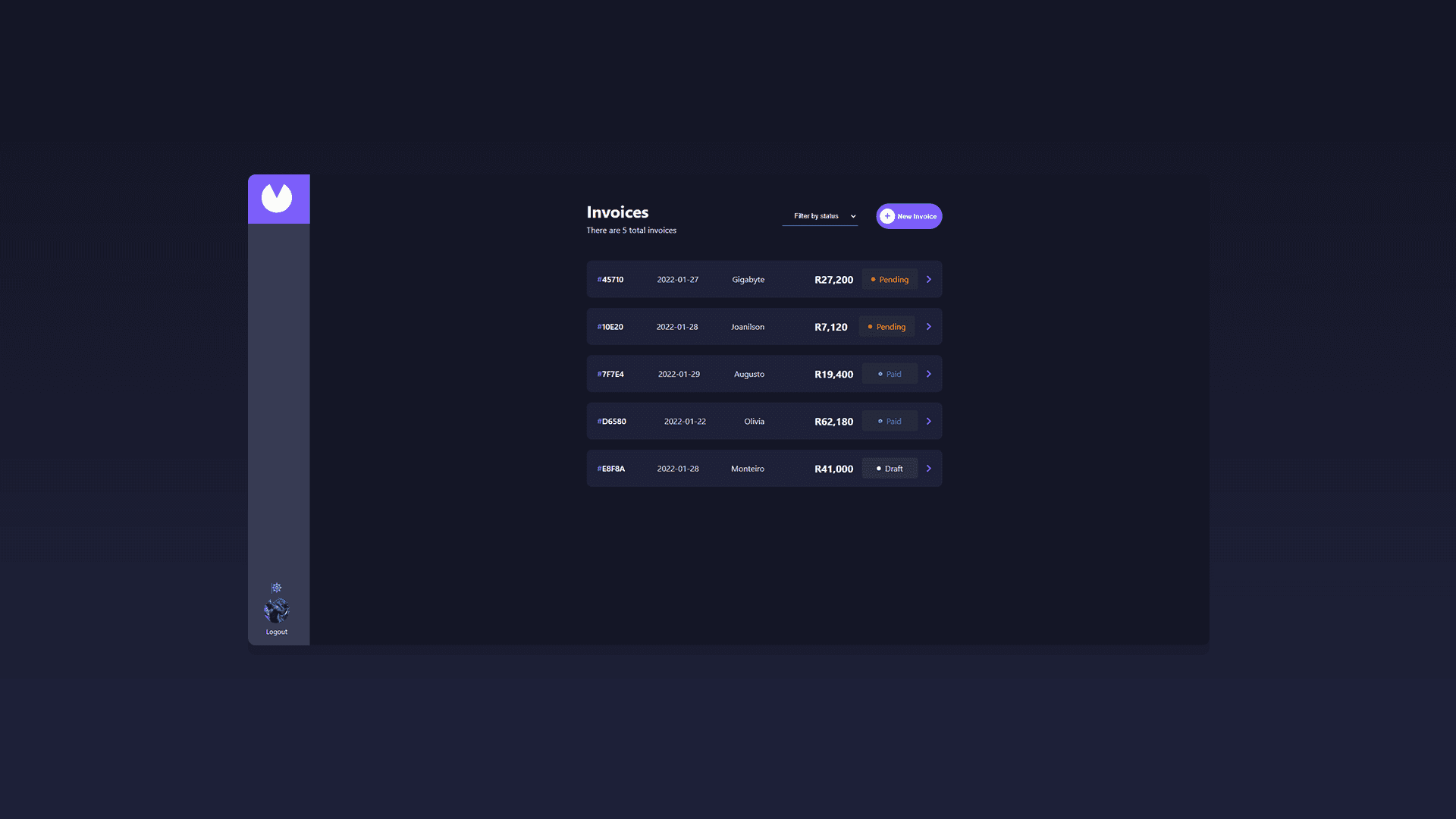Invoice App